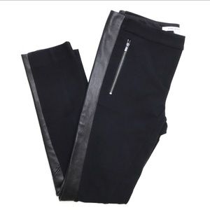 DVF “Leah” Pant with Leather Panels